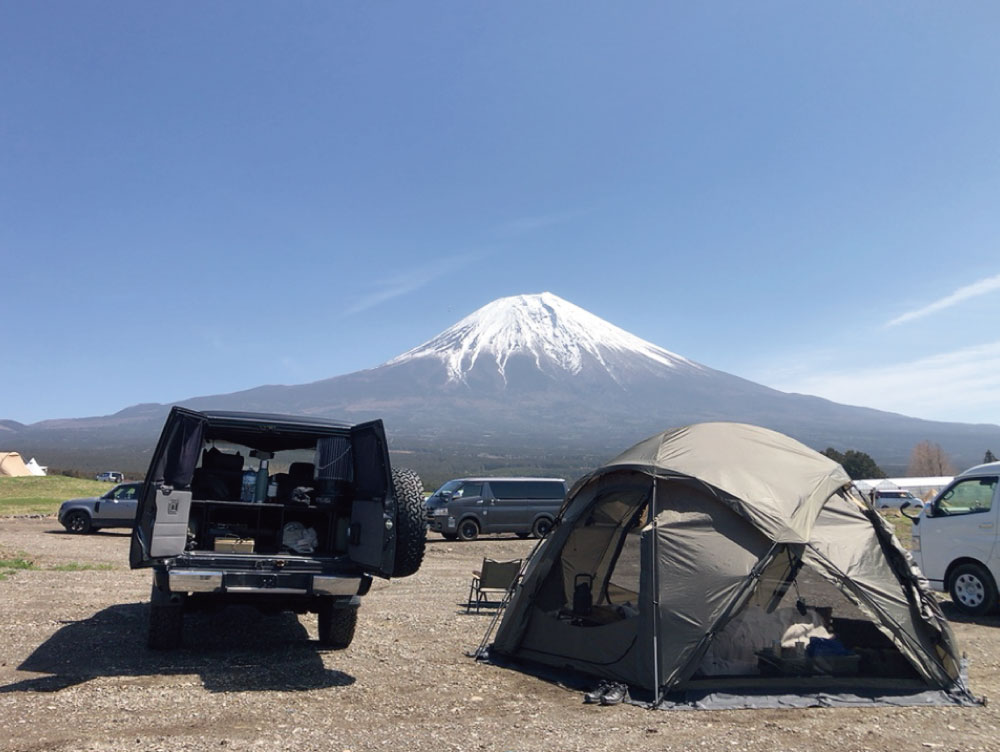 富士高原トマトフィールド-設営した場所