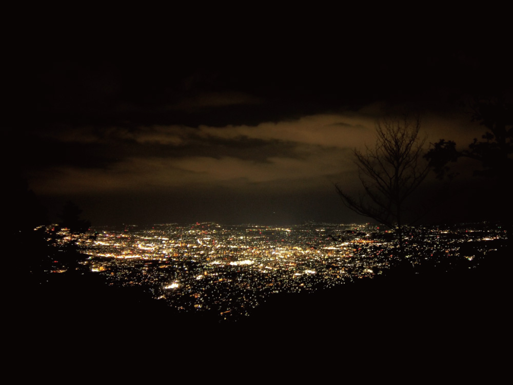 美鈴湖もりの国-サイトからの夜景