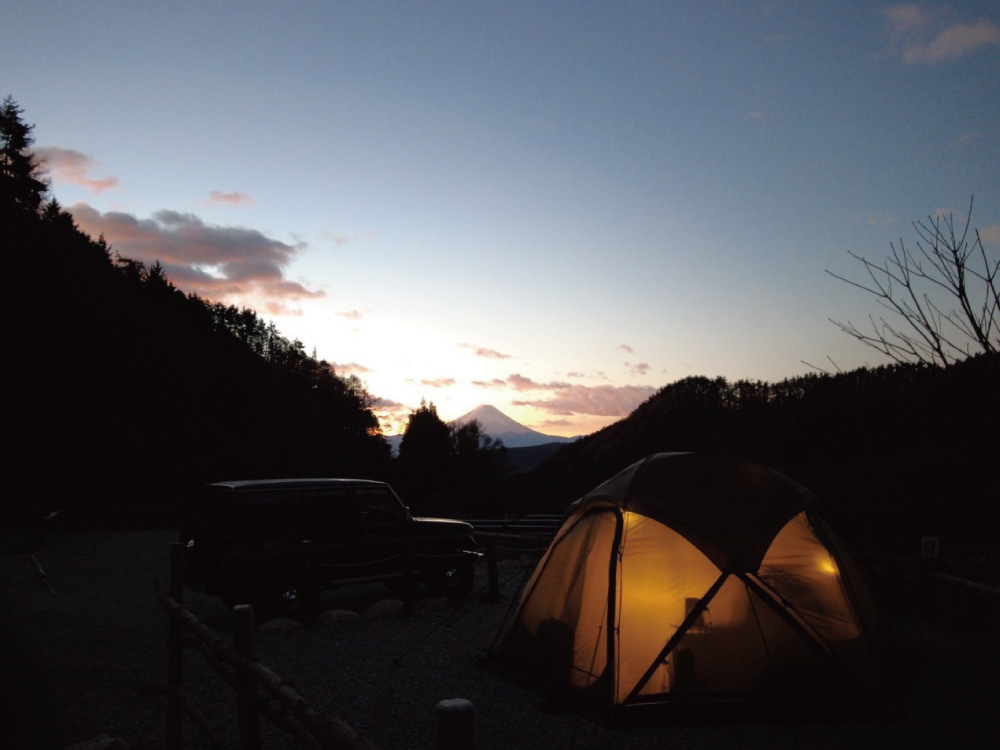 富士山が見える