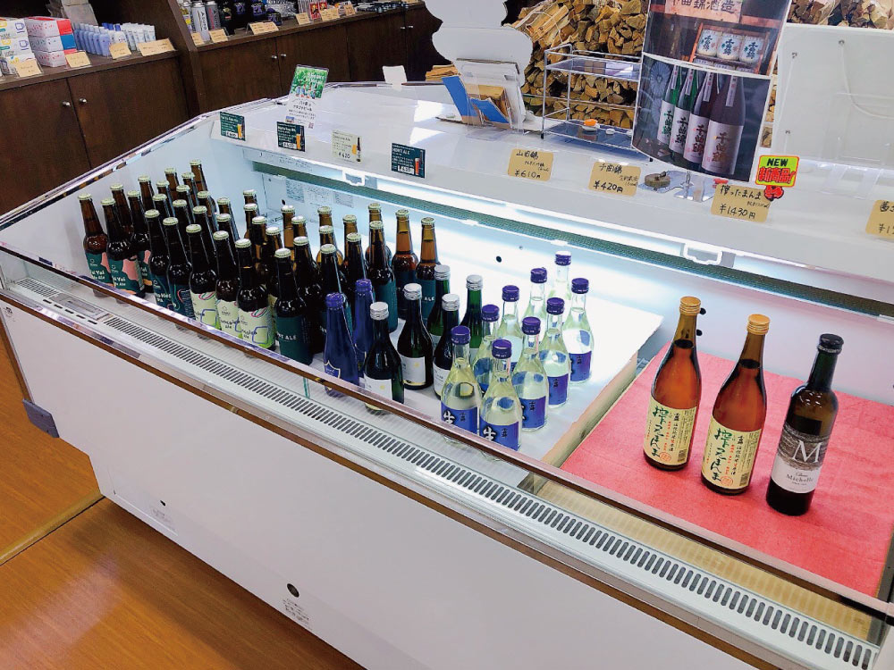 食料品が豊富に取り揃っている